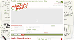 Desktop Screenshot of naplesairporttransfers-italy.com